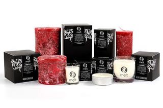 christmas scented handmade luxury candle by melt candles