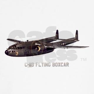 C 119 Flying Boxcar T Shirt by zoomwear