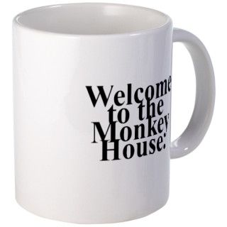 Welcome to the Monkey House Mug by k8company2