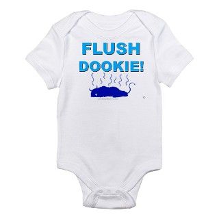 Flush Dookie (Blue) Infant Bodysuit by campblueberry