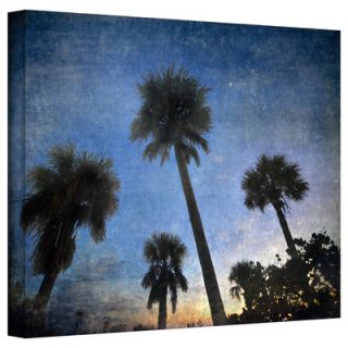 Art Wall David Liam Kyle Palms at Sunset Gallery Wrapped Canvas Wall