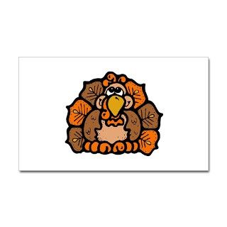 Turkey Rectangle Decal by doodles_design