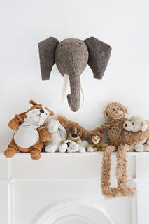 decorative animal head mister elephant by bodie and fou