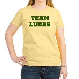 TEAM LUCAS Womens Yellow T Shirt by trueloveforever