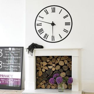 working station clock wall sticker by brume