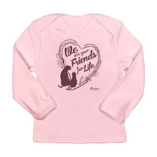 Friends for Life Long Sleeve Infant T Shirt by animalsasiausa