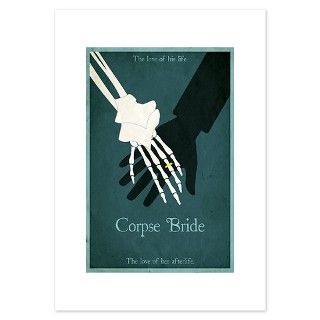 Corpse Bride Minimalist Poster Design Invitations by wheemovie