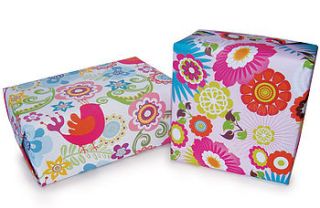 two sheets of gift wrap by yuyu