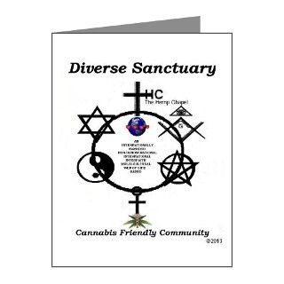 Diverse Sanctuary & THC   Note Cards (Pk of 10 by designingyourworld