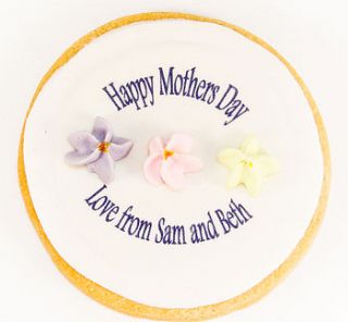 personalised mother's day biscuit by little rose bakery