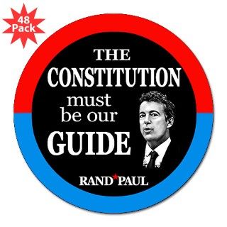 Paul quote Constitution Round Sticker by LindaEddy