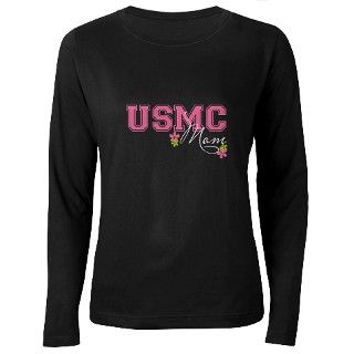 Proud USMC Mom T Shirt by MilitaryCharm