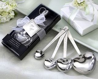heart shaped measuring spoons in gift box by hope and willow