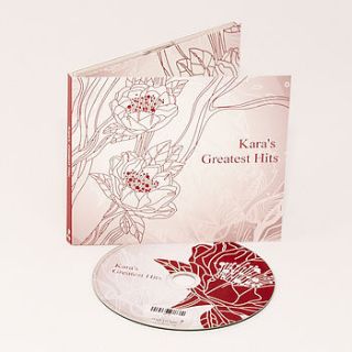 personalised modern female cd by mixpixie