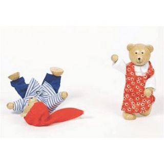 little wooden bears dressing up play kit by sleepyheads