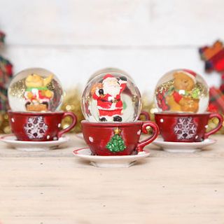 christmas mini snow globes by red berry apple