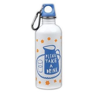 rob ryan water bottle by colloco homeware and gifts