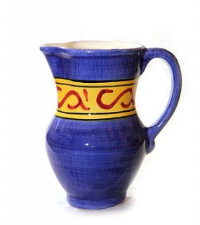 alhambra small serving jug by erde ceramica