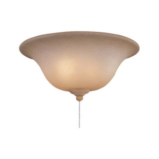 Minka Aire Two Light Caspian Glass Universal Bowl Ceiling Fan Light