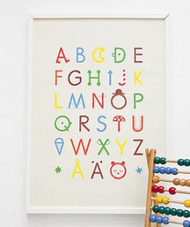 abc print by bodie and fou