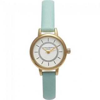 pale turquoise crush watch by kiki's