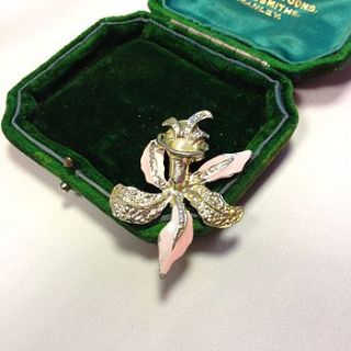 vintage mother's day lily brooch by iamia