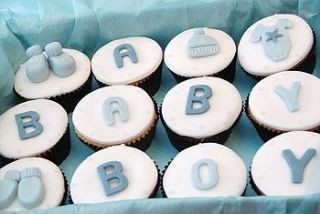 12 baby cupcakes by the small cake shop