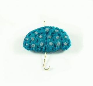 umbrella felt brooch by amica