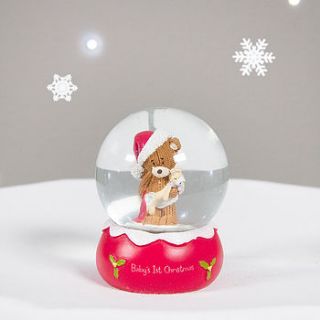 baby's 1st christmas snowglobe by my 1st years