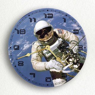 Spacewalker Ed White Space Walk Image 10" Silent Wall Clock Handmade the Best Gift for Everyone Fast Ship Worldwide  