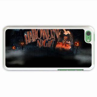Tailor Apple Iphone 5C Holidays Halloween Holiday Inscription Girl Lock Darkness Fear Of Originality Present White Cellphone Shell For Everyone Cell Phones & Accessories