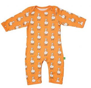 organic pip the duck print playsuit by ava and luc