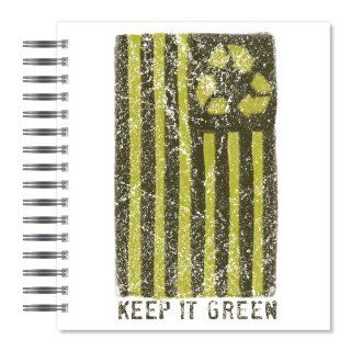 ECOeverywhere Keep It Green Picture Photo Album, 18 Pages, Holds 72 Photos, 7.75 x 8.75 Inches, Multicolored (PA11751)  Wirebound Notebooks 