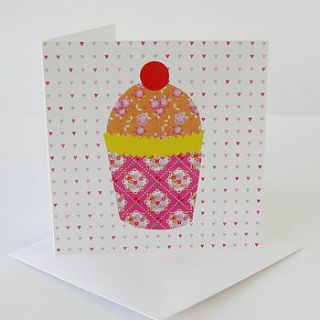 cupcake greetings card by lov li