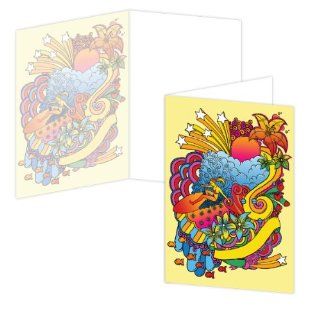ECOeverywhere Day Tripper Boxed Card Set, 12 Cards and Envelopes, 4 x 6 Inches, Multicolored (bc12200)  Blank Postcards 