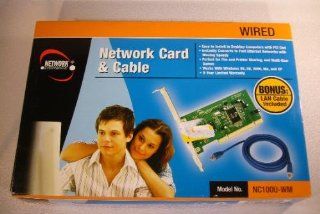 Network EverywhereNetwork Card & CableFast Ethernet 10/100 Network CardNC100U WM Computers & Accessories