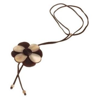 tagua florosa necklace by incantation home & living