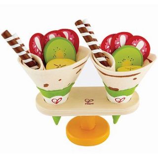 wooden play food crepes by nest