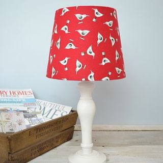 handmade seagulls lampshade by lolly & boo lampshades