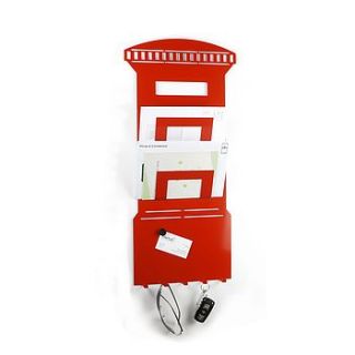 postbox memo board letter and key rack by the metal house