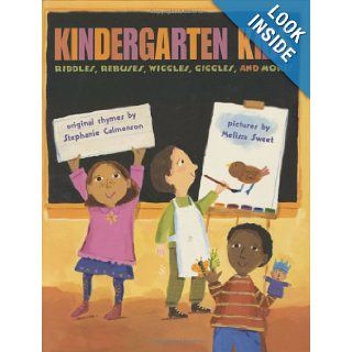 Kindergarten Kids Riddles, Rebuses, Wiggles, Giggles, and More Stephanie Calmenson, Melissa Sweet 9780060007133 Books