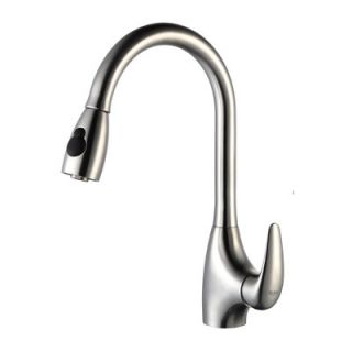Kraus One Handle Single Hole Kitchen Faucet with Pull Down Spray Head