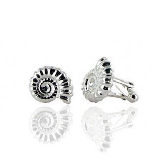 ammonite cufflinks by amadoria