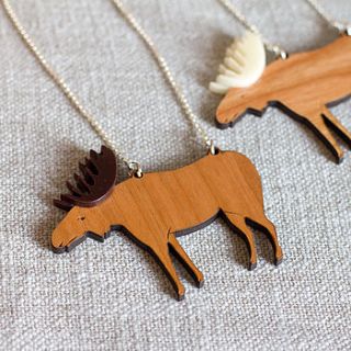 moose necklace by finest imaginary