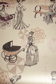 parasol parade wallpaper by kate usher studio