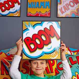 'boom' pop art print by coconutgrass