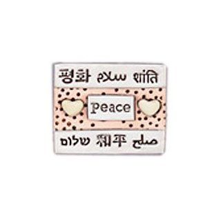 Far Fetched Peace in Many Languages Pin Far Fetched Talk Talk Inspirational Jewelry Jewelry