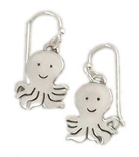 Far Fetched Sterling Silver Octopus Earrings Far Fetched Jewelry Jewelry