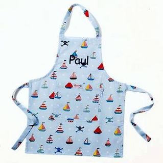 personalised toddler's apron by babyfish