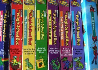 The Magic School Bus Collection VHS Pack of 9 VIDEOS; Plays Ball, In A Beehive, Gets Eaten, The Busasaurus, Makes a Rainbow, Ready, Set, Dough, Goes to Seed, Flexes Its Muscles, Out of this World.  Prints  